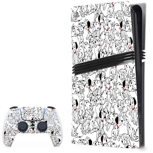 Disney 101 Dalmatians Pattern PlayStation PS5 Skins