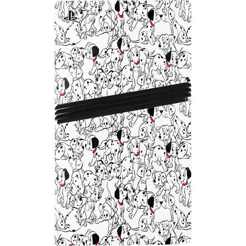 Disney 101 Dalmatians Pattern PS5 Pro Disk Bundle Skin