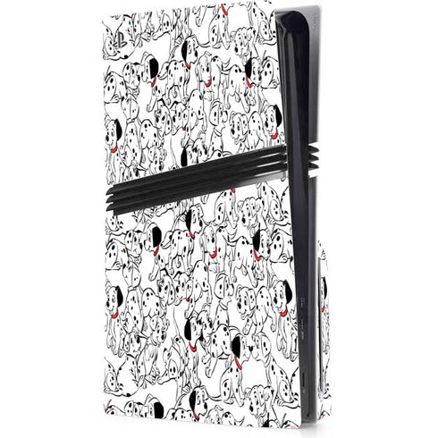 Disney 101 Dalmatians Pattern PS5 Pro Disk Console Skin