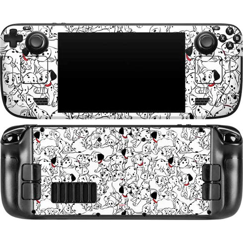 Disney 101 Dalmatians Pattern Steam Deck Handheld Gaming Computer OLED Skin