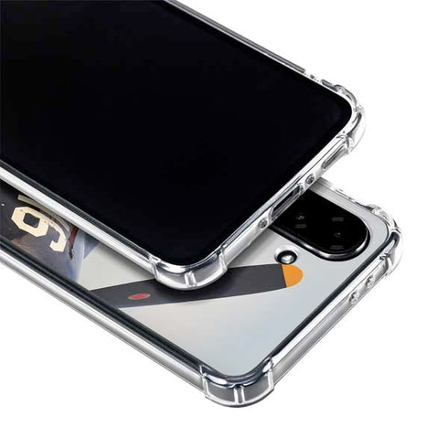 1940s Navy Pin-Up Girl On Corsair Fighter Plane Galaxy A36 5G Clear Case