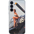 1940s Navy Pin-Up Girl On Corsair Fighter Plane Galaxy A55 5G Skin