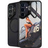 1940s Navy Pin-Up Girl On Corsair Fighter Plane Galaxy S24 FE Kickstand Case