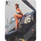 1940s Navy Pin-Up Girl On Corsair Fighter Plane iPad Pro 13in M4 (2024) Skin