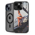 1940s Navy Pin-Up Girl On Corsair Fighter Plane iPhone 13 Kickstand Case
