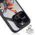 1940s Navy Pin-Up Girl On Corsair Fighter Plane iPhone 14 Pro Kickstand Case