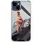 1940s Navy Pin-Up Girl On Corsair Fighter Plane iPhone 15 Clear Case