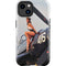 1940s Navy Pin-Up Girl On Corsair Fighter Plane iPhone 15 Impact Case