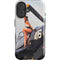 1940s Navy Pin-Up Girl On Corsair Fighter Plane iPhone 16 Impact Case