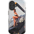 1940s Navy Pin-Up Girl On Corsair Fighter Plane iPhone 16 Impact Case