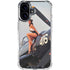 1940s Navy Pin-Up Girl On Corsair Fighter Plane iPhone 16 Plus Clear Case