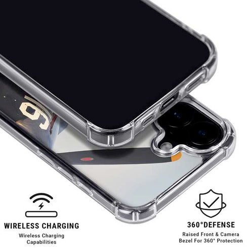 1940s Navy Pin-Up Girl On Corsair Fighter Plane iPhone 16 Plus MagSafe Case