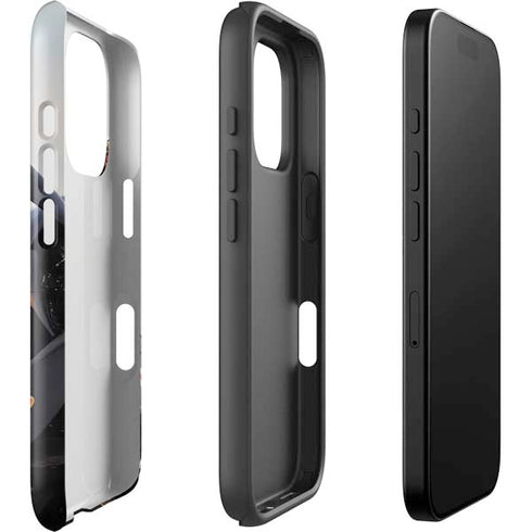 1940s Navy Pin-Up Girl On Corsair Fighter Plane iPhone 16 Pro Impact Case