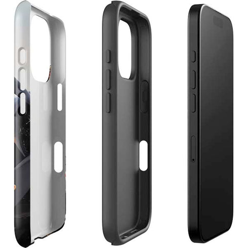 1940s Navy Pin-Up Girl On Corsair Fighter Plane iPhone 16 Pro Max Impact Case