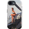 1940s Navy Pin-Up Girl On Corsair Fighter Plane iPhone 16e Impact Case