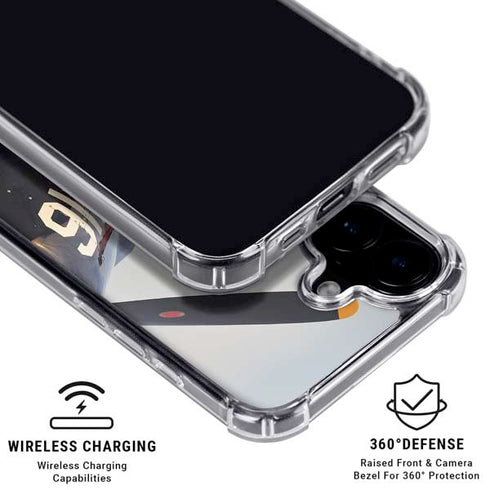 1940s Navy Pin-Up Girl On Corsair Fighter Plane iPhone 17 MagSafe Case