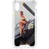 1940s Navy Pin-Up Girl On Corsair Fighter Plane iPhone XS Clear Case