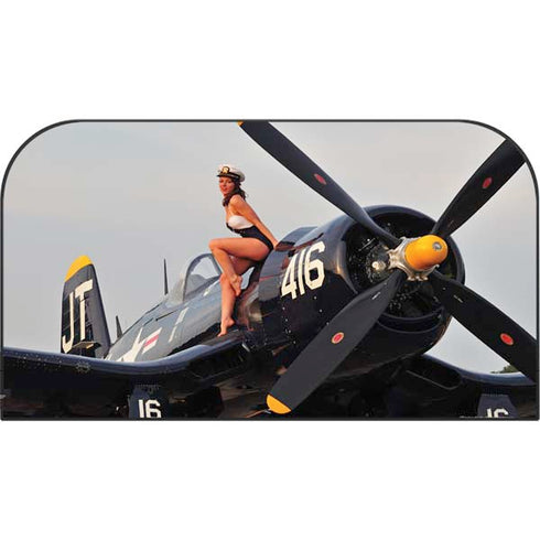 1940s Navy Pin-Up Girl On Corsair Fighter Plane Nintendo Switch 2 (2025) with Joy-Con Skin