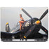 1940s Navy Pin-Up Girl On Corsair Fighter Plane Dell Precision Skin