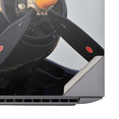 1940s Navy Pin-Up Girl On Corsair Fighter Plane HP ZBook Fury 16 G10 Skin