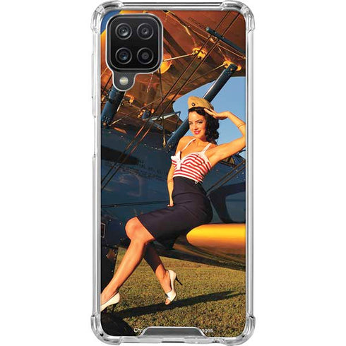 1940s Pin-Up On Stearman Biplane Galaxy Cases