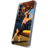 1940s Pin-Up On Stearman Biplane Galaxy A55 5G Clear Case
