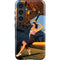 1940s Pin-Up On Stearman Biplane Galaxy S25 Plus Impact Case