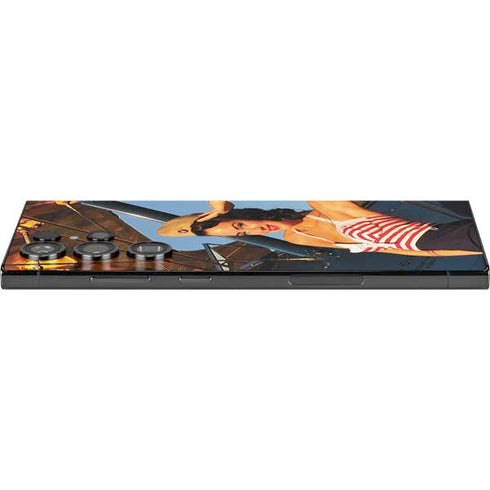 1940s Pin-Up On Stearman Biplane Galaxy S25 Ultra Skin