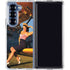 1940s Pin-Up On Stearman Biplane Galaxy Z Fold6 Clear Case