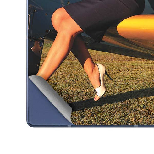1940s Pin-Up On Stearman Biplane Galaxy Z Fold6 Skin