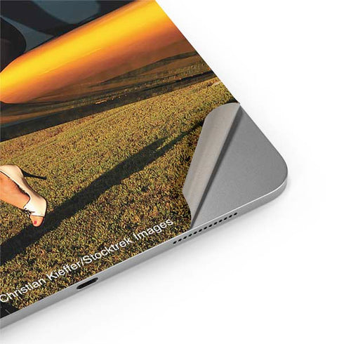 1940s Pin-Up On Stearman Biplane Apple iPad Air Skin