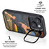 1940s Pin-Up On Stearman Biplane iPhone 15 Kickstand Case