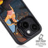 1940s Pin-Up On Stearman Biplane iPhone 15 Kickstand Case
