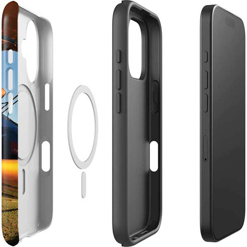 1940s Pin-Up On Stearman Biplane iPhone 16 Magsafe Impact Case