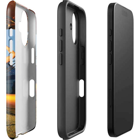 1940s Pin-Up On Stearman Biplane iPhone 16 Plus Impact Case