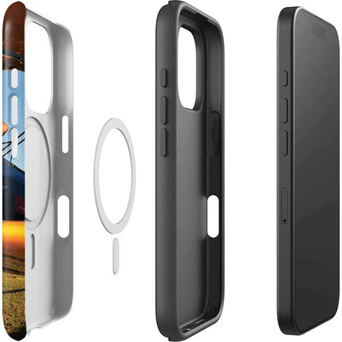 1940s Pin-Up On Stearman Biplane iPhone 16 Pro Magsafe Impact Case