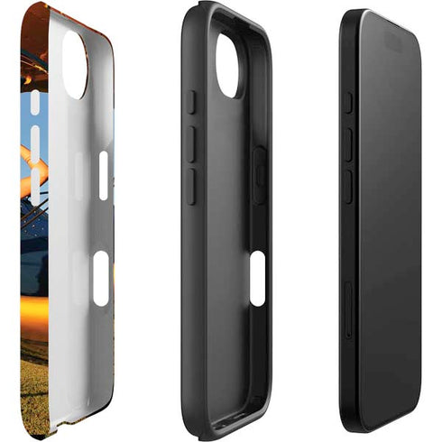 1940s Pin-Up On Stearman Biplane iPhone 16e Impact Case
