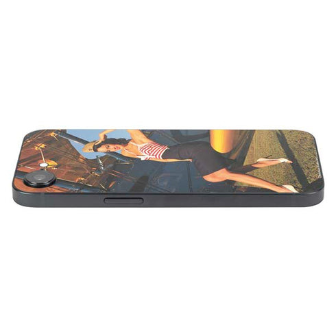 1940s Pin-Up On Stearman Biplane iPhone 16e Skin