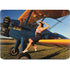 1940s Pin-Up On Stearman Biplane Apple MacBook Air Skin