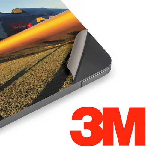 1940s Pin-Up On Stearman Biplane Apple MacBook Air Skin