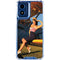 1940s Pin-Up On Stearman Biplane Moto G 5G (2024) Clear Case