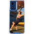 1940s Pin-Up On Stearman Biplane Moto G 5G (2024) Clear Case