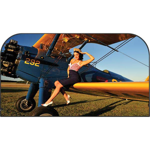 1940s Pin-Up On Stearman Biplane Nintendo Switch 2 (2025) with Joy-Con Skin