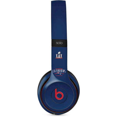 NFL 2016 Super Bowl LI Champions New England Patriots Beats Solo 3 Wireless Skin