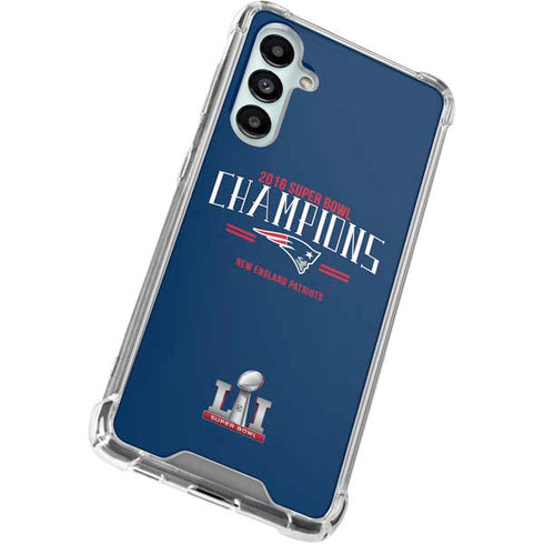 NFL 2016 Super Bowl LI Champions New England Patriots Galaxy A16 5G Clear Case