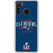 NFL 2016 Super Bowl LI Champions New England Patriots Galaxy A21 Clear Case