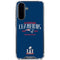 NFL 2016 Super Bowl LI Champions New England Patriots Galaxy A36 5G Clear Case