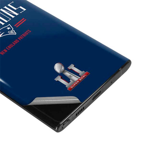 NFL 2016 Super Bowl LI Champions New England Patriots Galaxy Note 10 Plus Skin