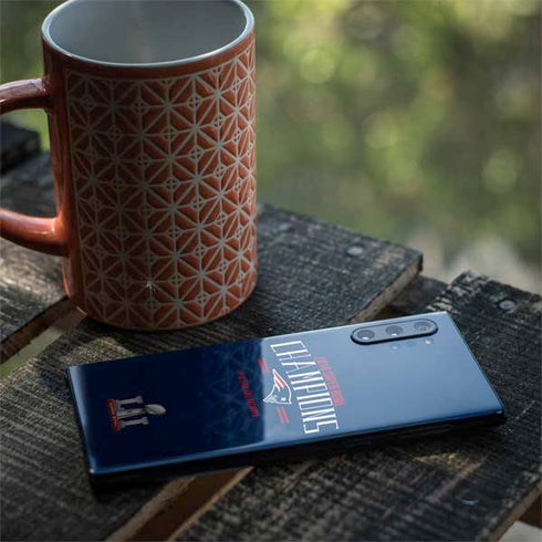 NFL 2016 Super Bowl LI Champions New England Patriots Galaxy Note 10 Plus Skin