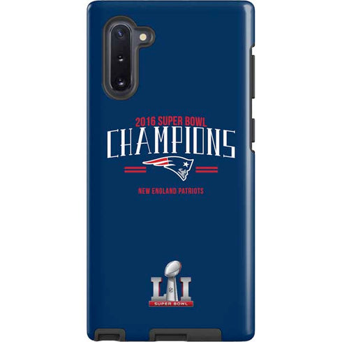NFL 2016 Super Bowl LI Champions New England Patriots Galaxy Note 10 Pro Case
